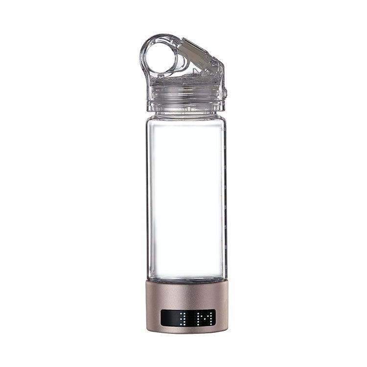 H2 Elite 400 – Intelligent Hydrogen-Rich Glass Water Bottle (High-Concentration Electrolysis, 400 ml Capacity)