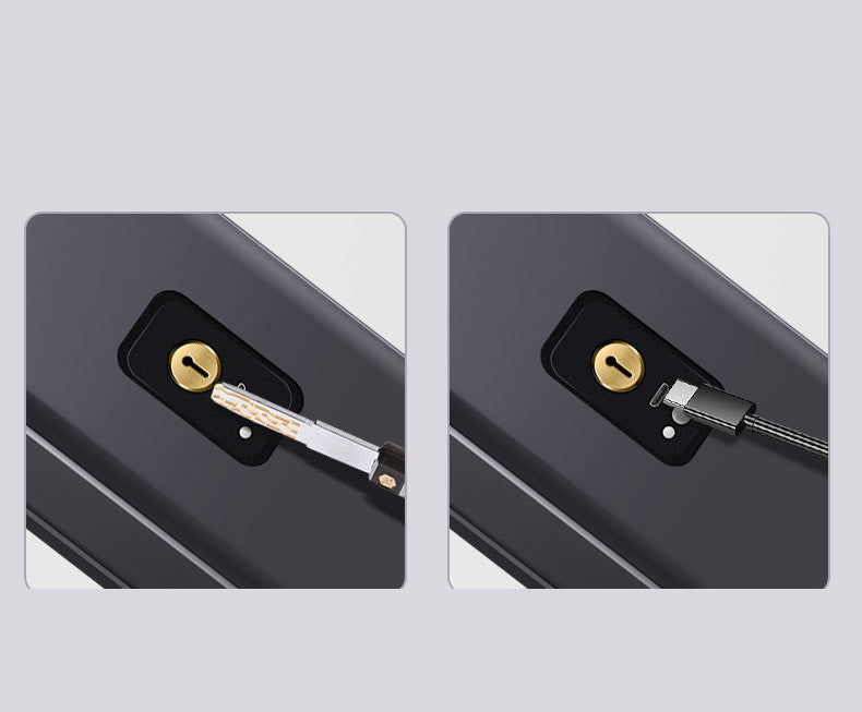 Smart Home Anti-Theft Fingerprint Door Lock – 0.1-Second Recognition, Semi-Automatic Latch, Modern Luxury Finish