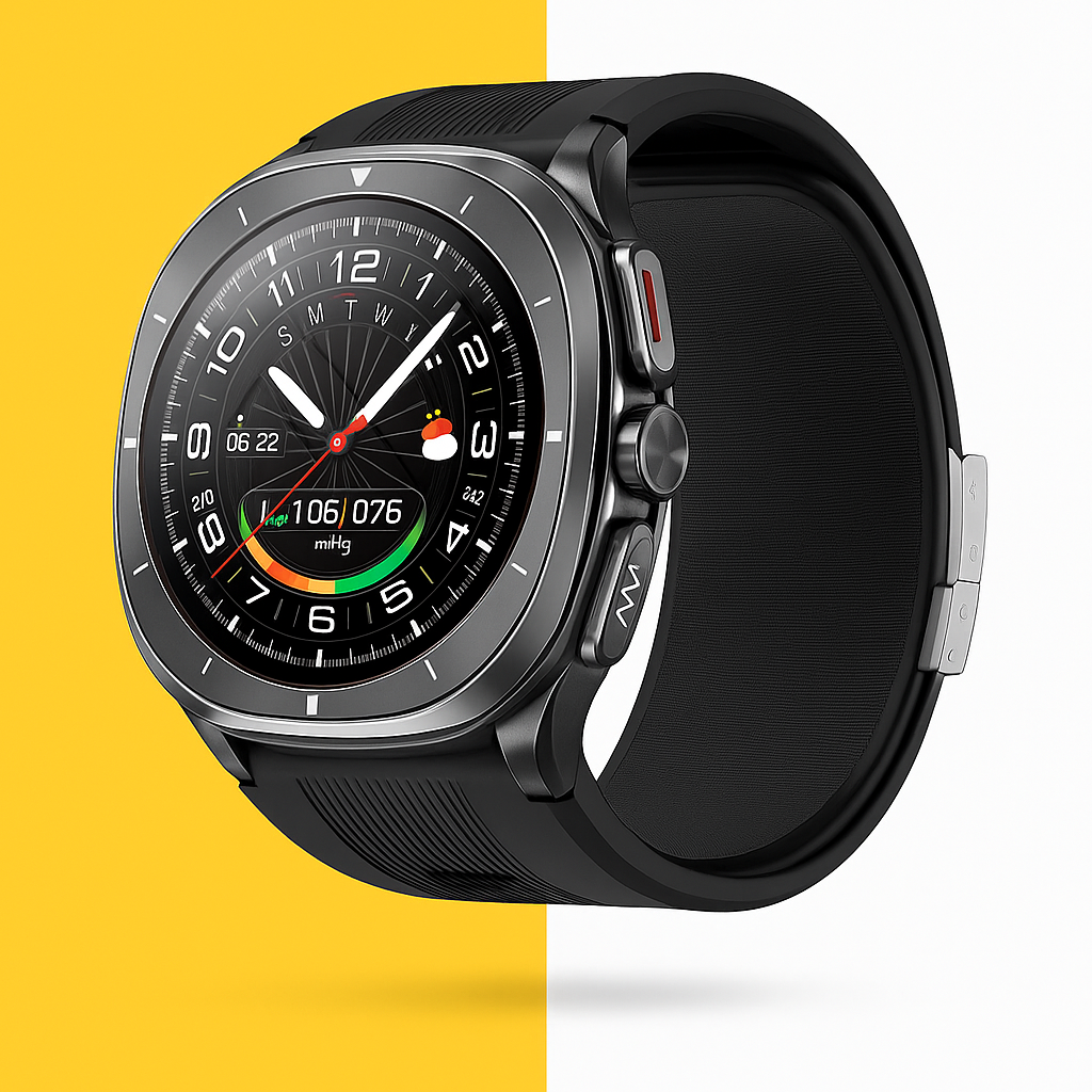 Smart Health Management Watch – ECG + Blood Pressure + NFC