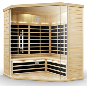 Sauna Evolution Far Infrared 21 – Red Cedar Home Spa Sauna (3–5 Person, 220 V)