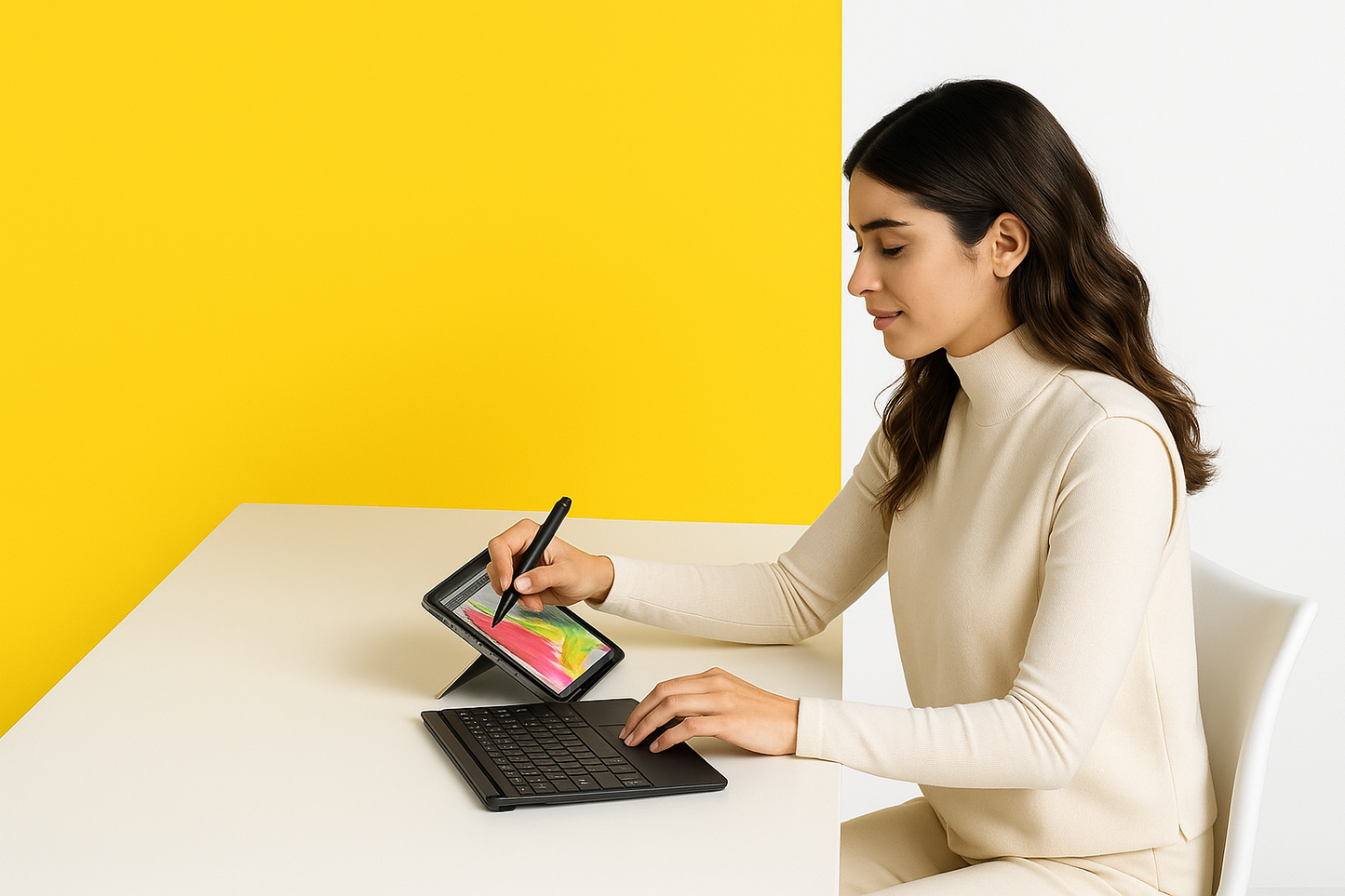 Microsoft Surface Pro 11 for Business (Copilot+ PC, 11th Edition) – 13” OLED Touchscreen – Intel Core Ultra 7 vPro – 32 GB RAM – 1 TB SSD – Windows 11 Pro – Platinum by Swag House Store