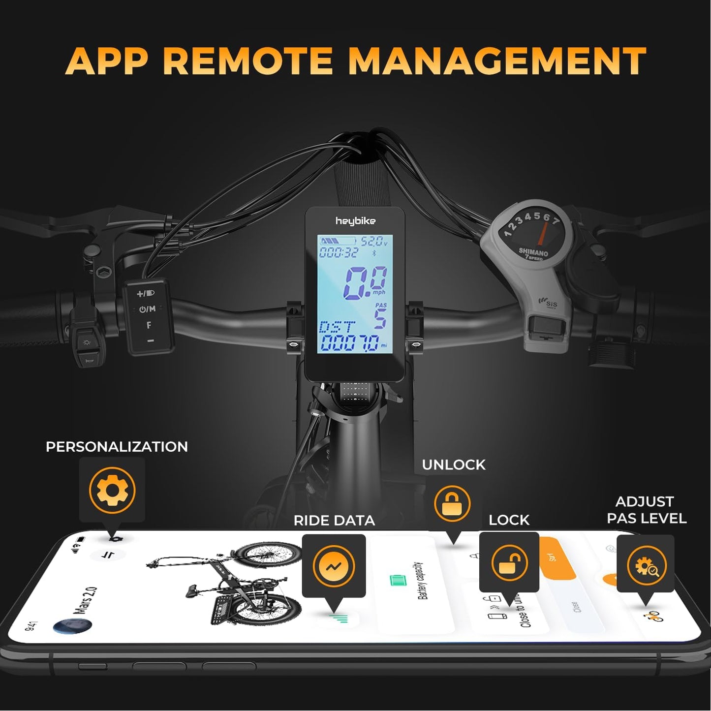 Heybike 1000W Mars 2.0 Electric Bike