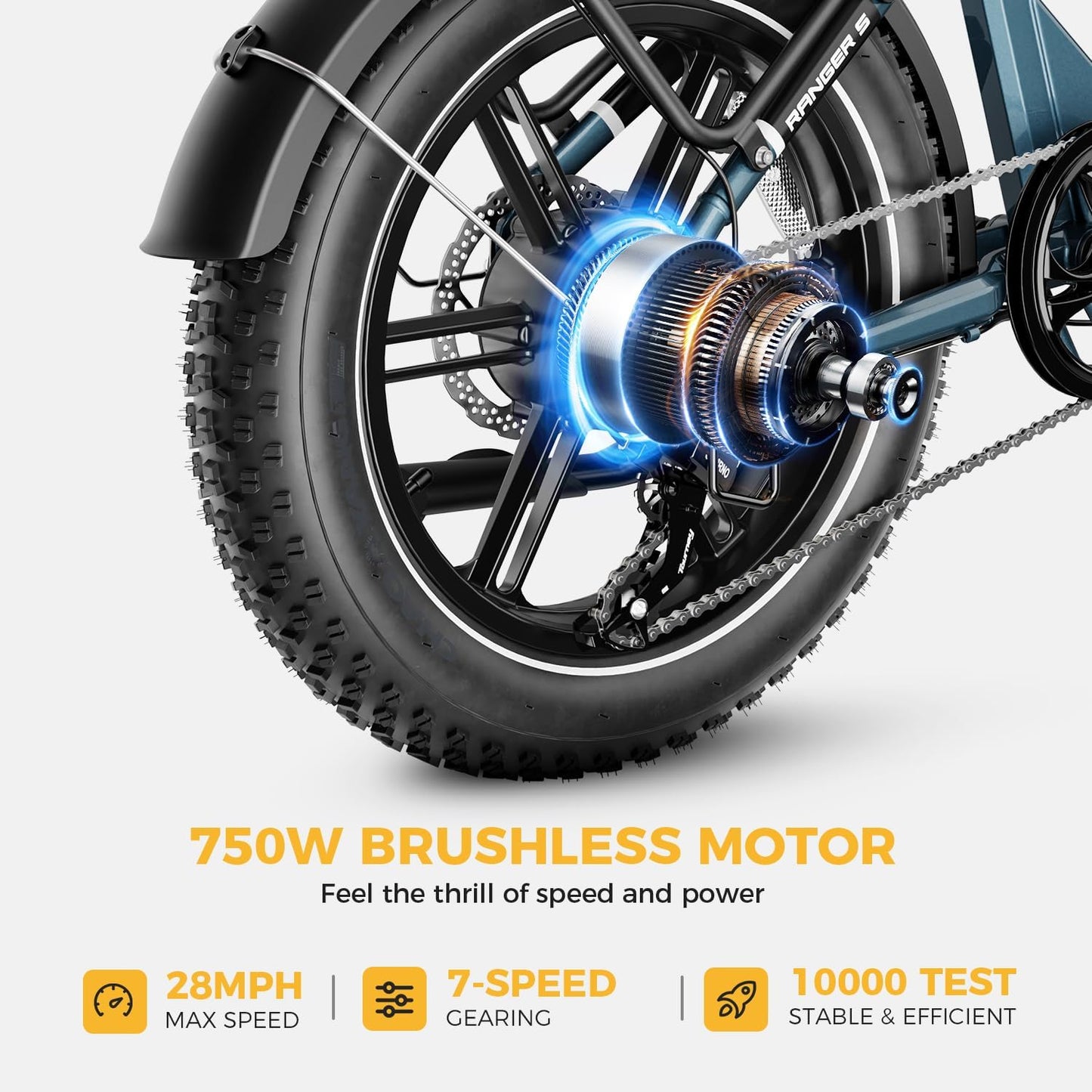 Heybike 1000W Ranger S Electric Bike