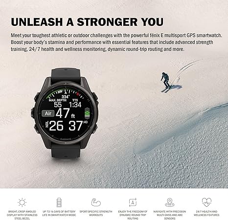 Garmin Fenix E 47 mm, AMOLED