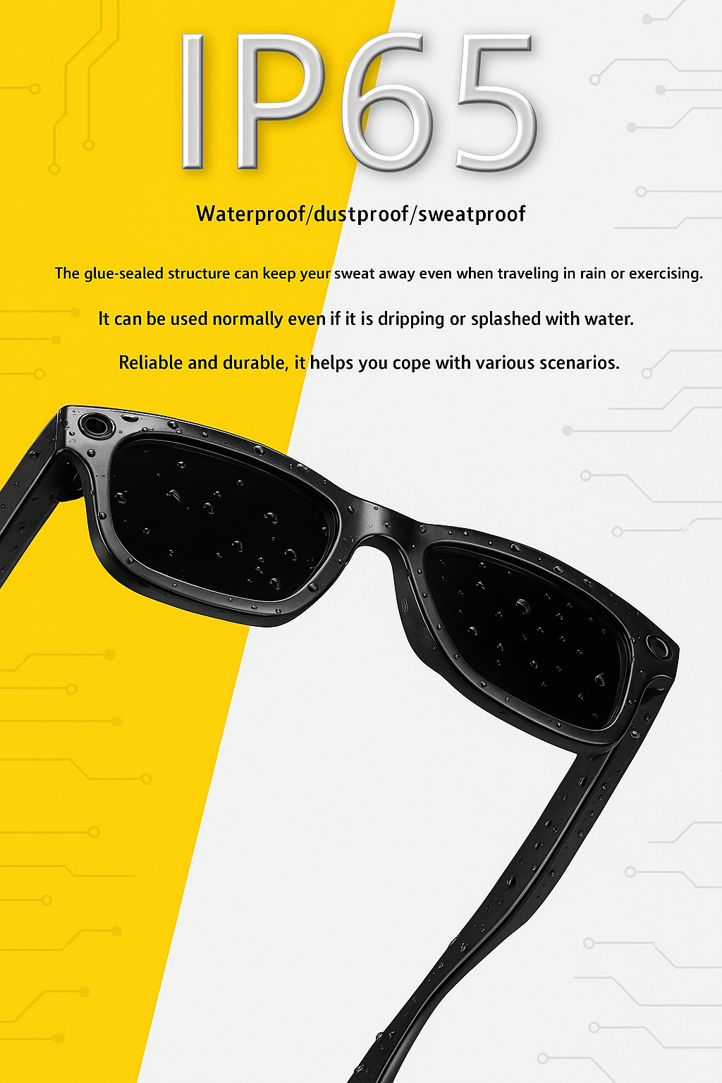AI 3rd Gen Smart Bluetooth Glasses With Magnetic Frame