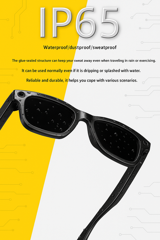AI 3rd Gen Smart Bluetooth Glasses With Magnetic Frame