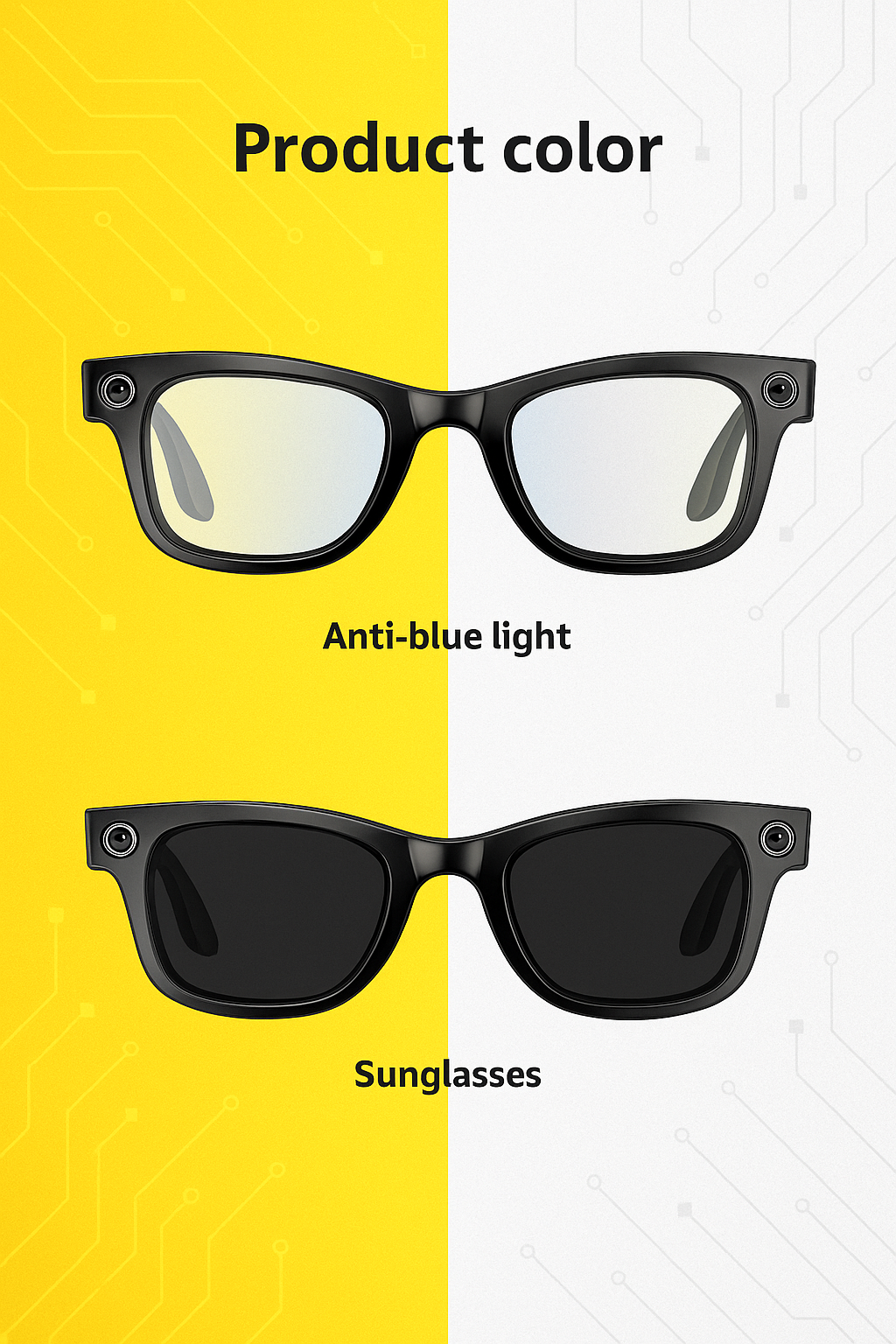 AI 3rd Gen Smart Bluetooth Glasses With Magnetic Frame