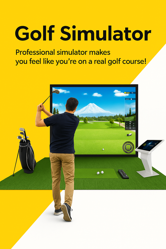 Let’Spark Professional Golf Simulator – Dual-Camera 3D Indoor Golf Training & Entertainment System by Swag House Store