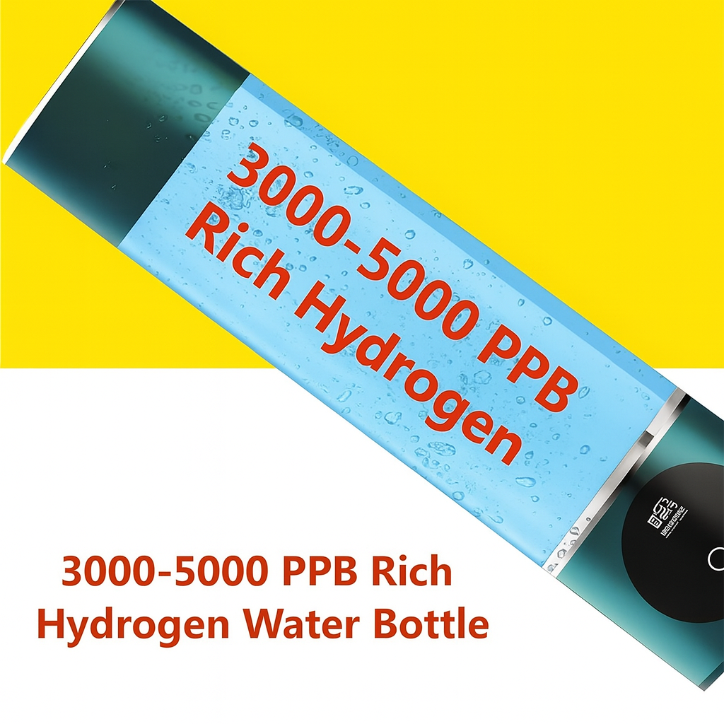 Hydrogen-Rich Water Bottle 260 ml – High-Pressure Electrolysis Cup with OLED Display and Anti-Oxidation Benefits