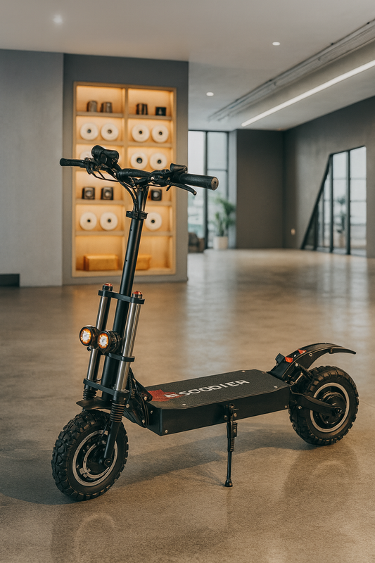 High-Speed Adult Electric Scooter 3000W Dual Motor 60V 38Ah for 85km/h Thrill Rides by Doba