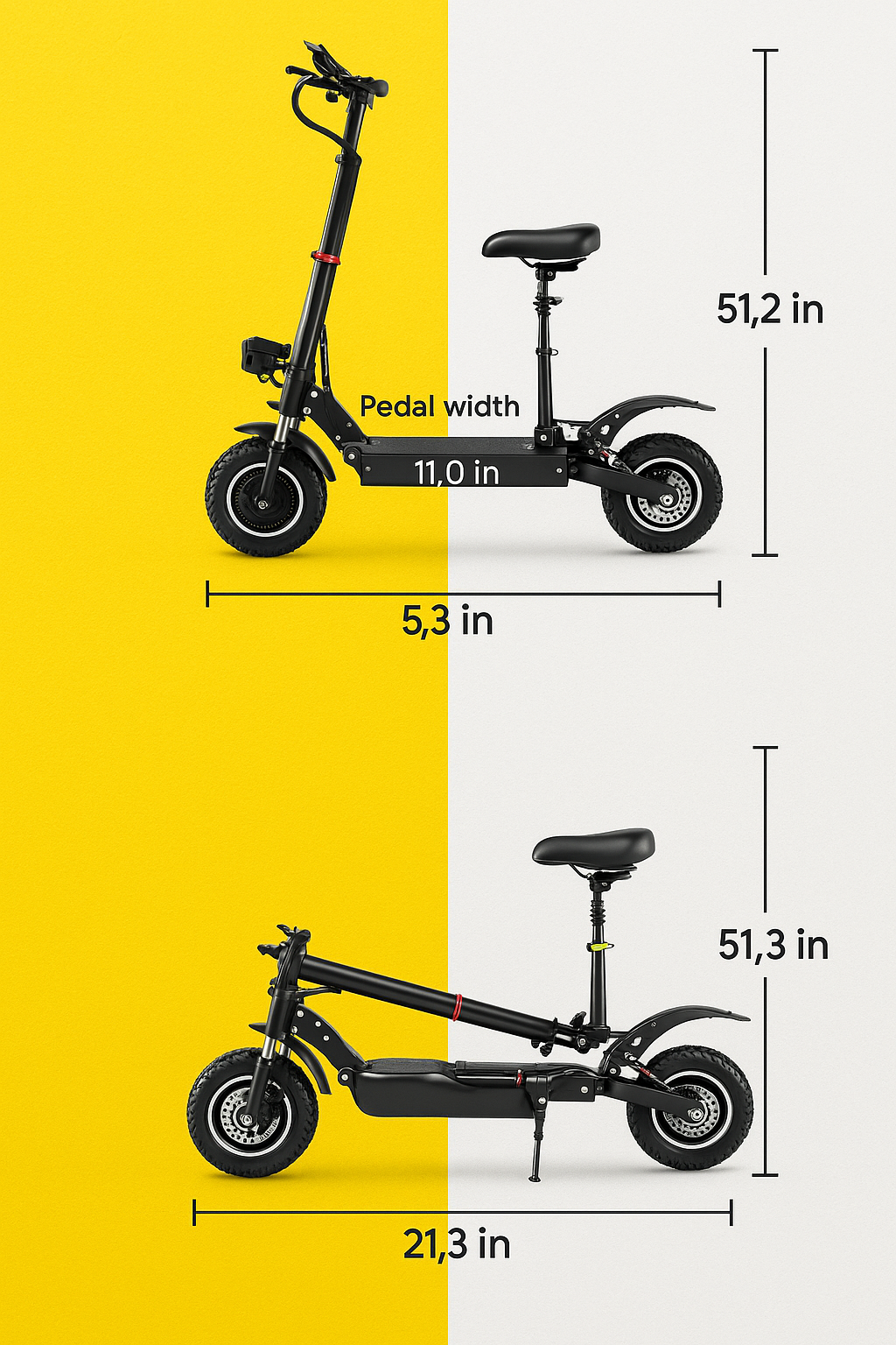 High-Speed Adult Electric Scooter 3000W Dual Motor 60V 38Ah for 85km/h Thrill Rides by Doba