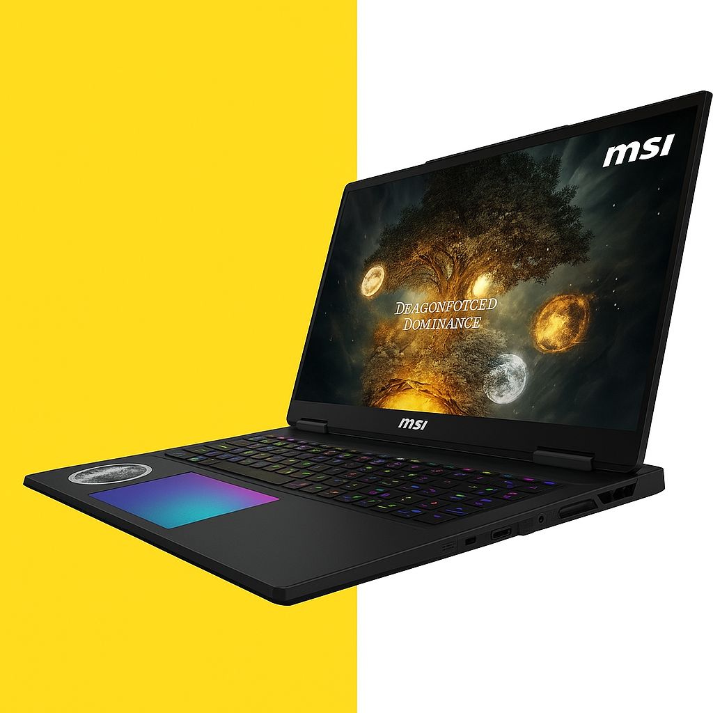 MSI Titan 18 HX Dragon Edition – 18” 4K Gaming Laptop (RTX 5090, Intel Ultra 9, 96GB RAM, 6TB SSD)