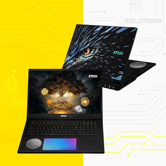 MSI Titan 18 HX Dragon Edition – 18” 4K Gaming Laptop (RTX 5090, Intel Ultra 9, 96GB RAM, 6TB SSD)