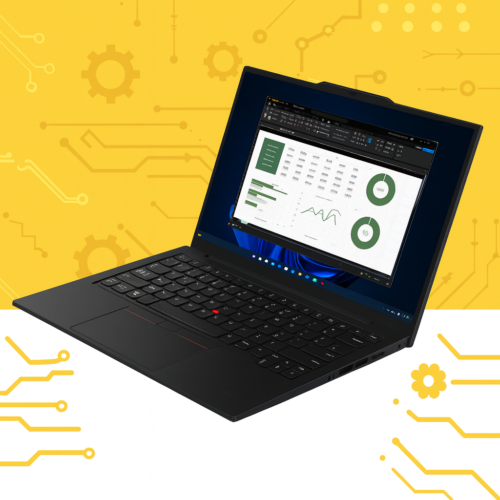 Lenovo ThinkPad X1 Carbon Gen 12 Business Ultrabook (Copilot+ PC, Intel Core Ultra 7 155U-16 GB RAM- 512 GB SSD-Windows 11 Pro) by Swag House Store