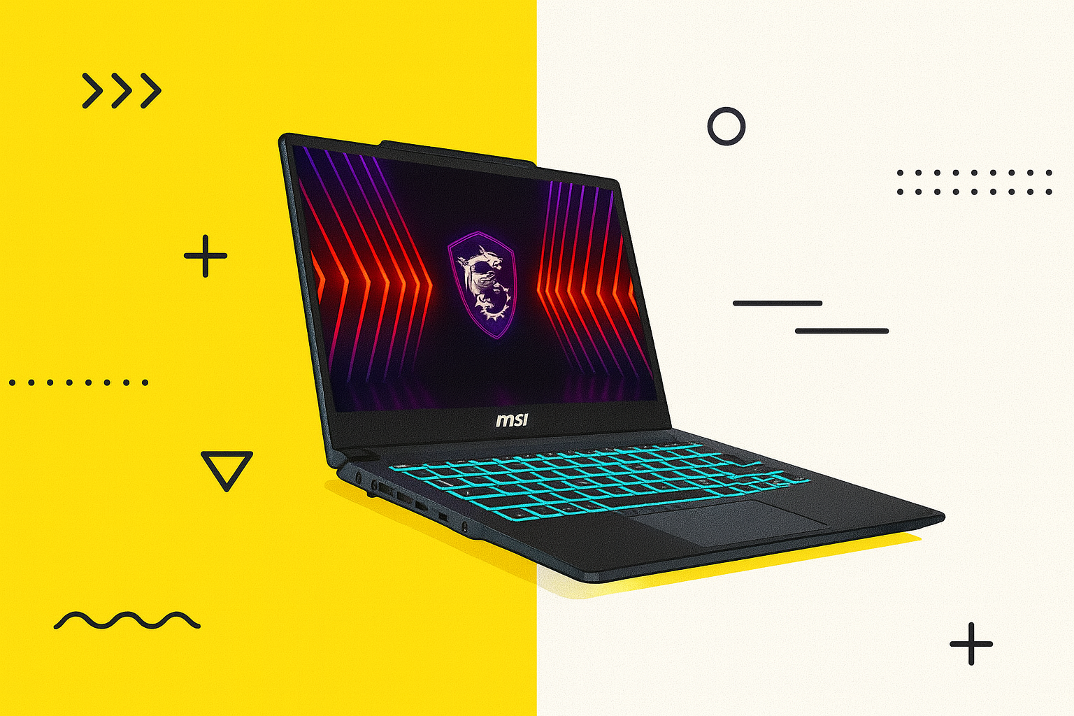 MSI Cyborg 14 A13VE-092US Gaming Laptop (Intel Core i7-13620H – 32 GB RAM – 1 TB SSD – RTX 4050 – Windows 11 Pro – 144 Hz IPS Display) by Swag House Store