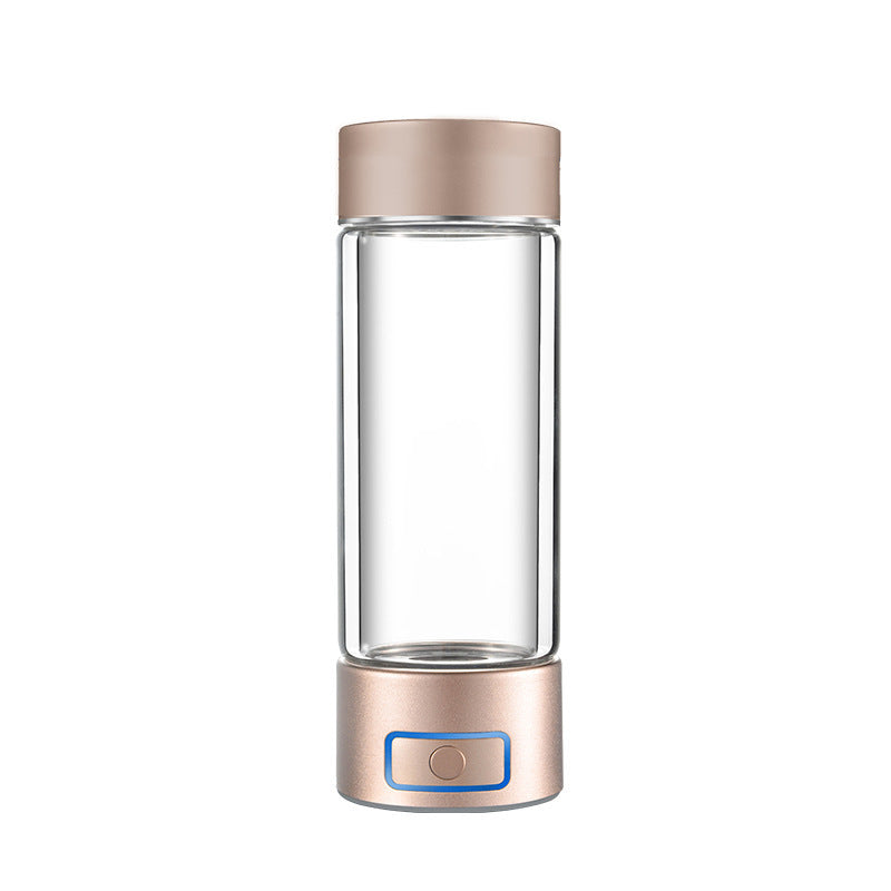 H2 Elite 400 – Intelligent Hydrogen-Rich Glass Water Bottle (High-Concentration Electrolysis, 400 ml Capacity)