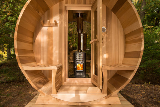 SAUNA EVOLUTION® Barrel Sauna Serenity Nature Air 4