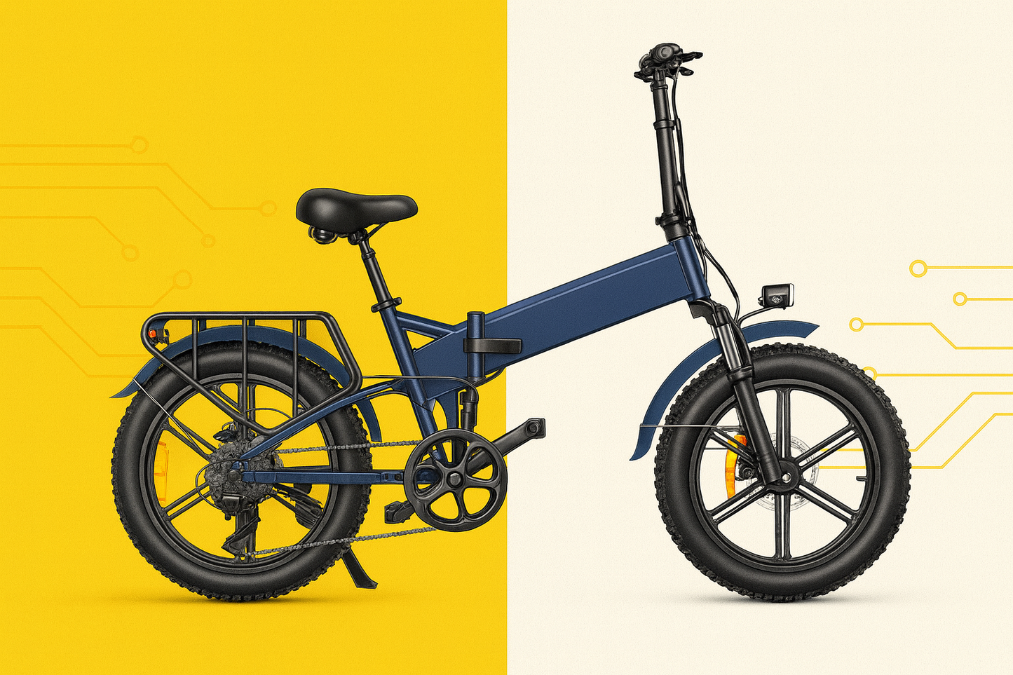 Engwe Engine Pro 750W Electric Fat Tire Mountain Bike – Dual Suspension, Hydraulic Brakes, 75 km Range