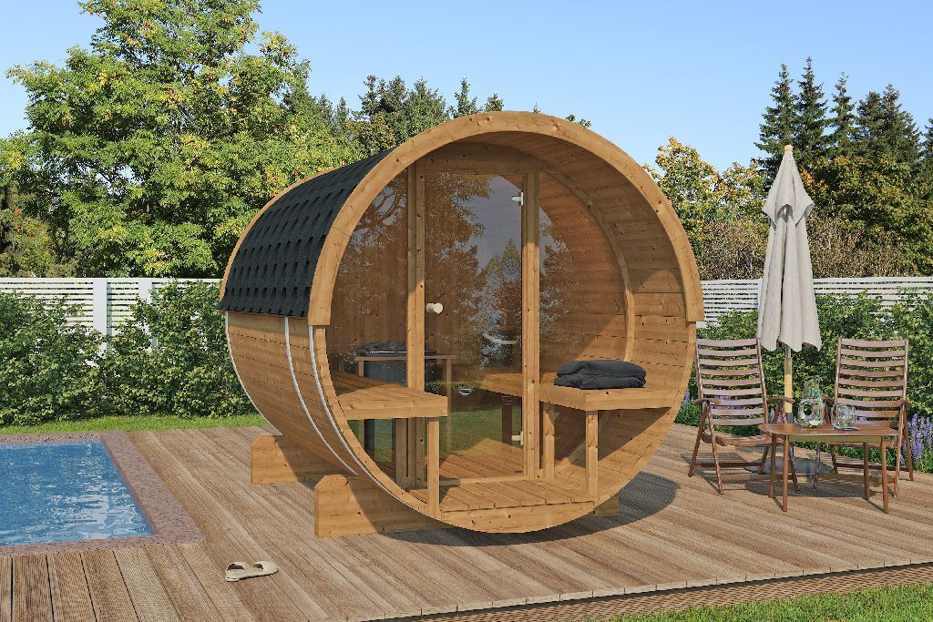 SAUNA EVOLUTION® Barrel Sauna Serenity Nature Air 7