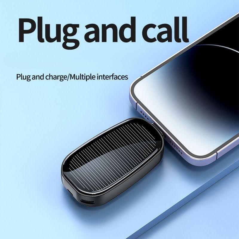 Solar-Powered Phone Charger Bundle with 6 Free LED Candles