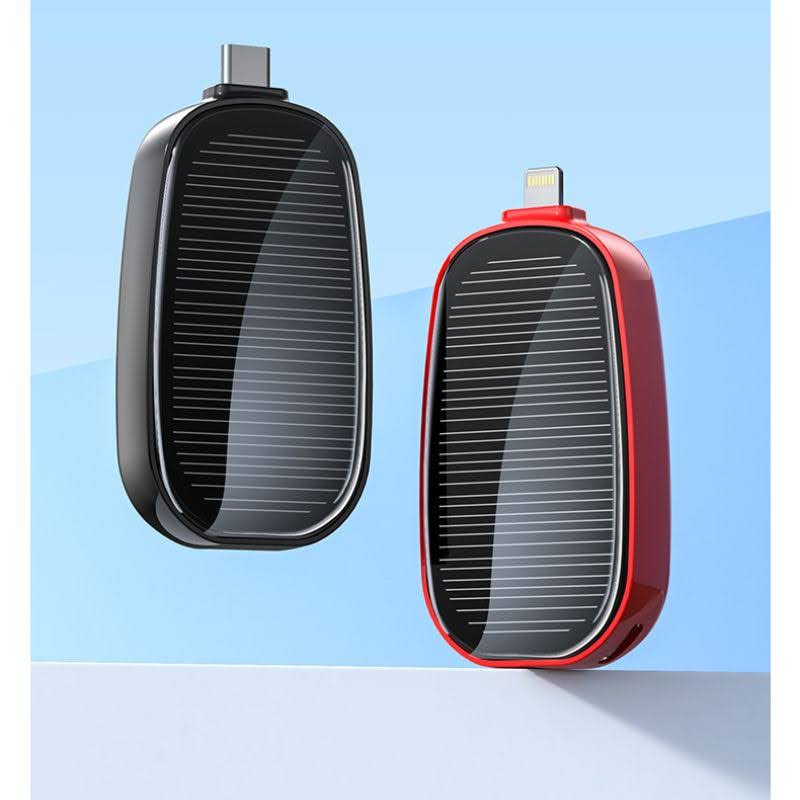 Solar-Powered Phone Charger Bundle with 6 Free LED Candles