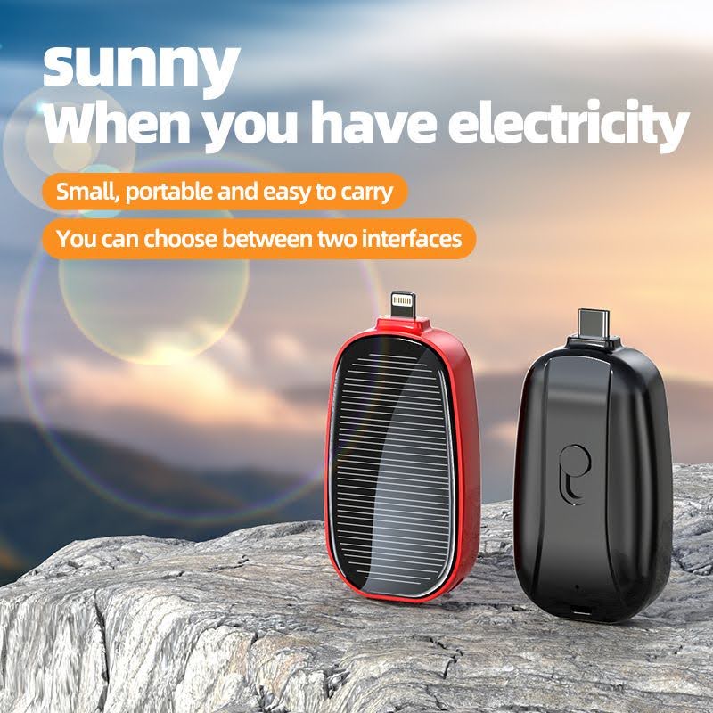 Solar-Powered Phone Charger Bundle with 6 Free LED Candles