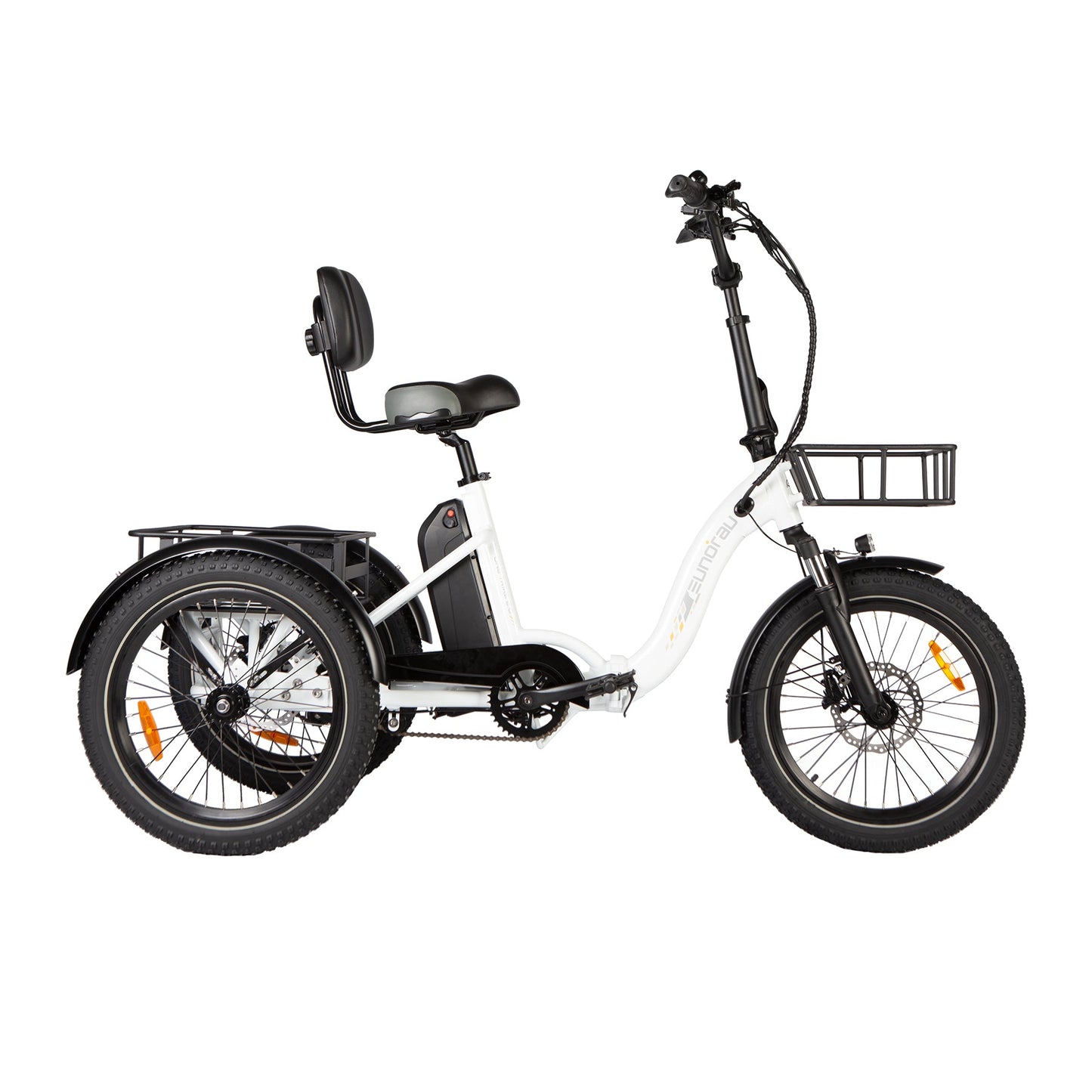 One Trike 2.0 20-Inch Rear Drive Electric Tricycle With 48V 500W Motor, 50 Mile Range, 440 Lb Payload, 20 MPH