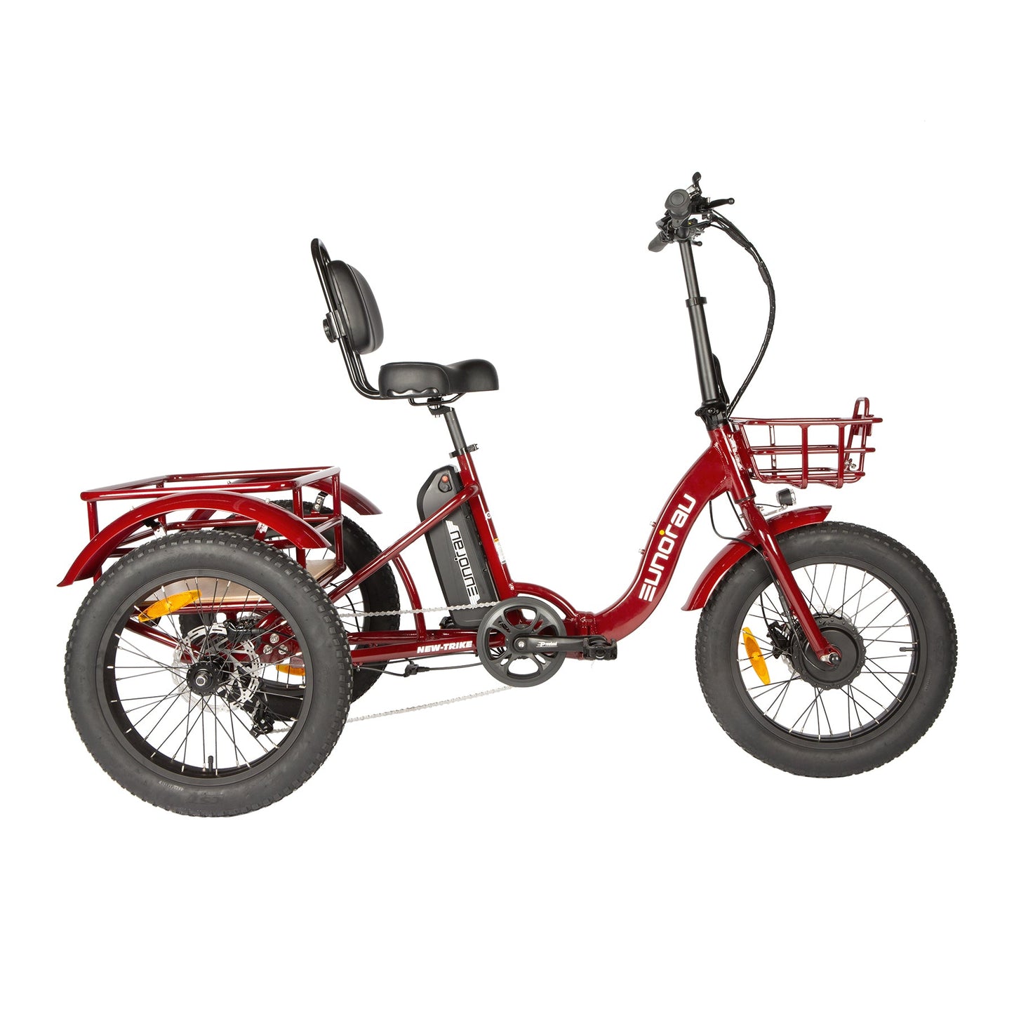 New Trike 2.0 Foldable City Electric Bike 48V 20Ah Samsung Battery 500W Front Motor 60 To 100 Miles Range 20 MPH 32 KMH