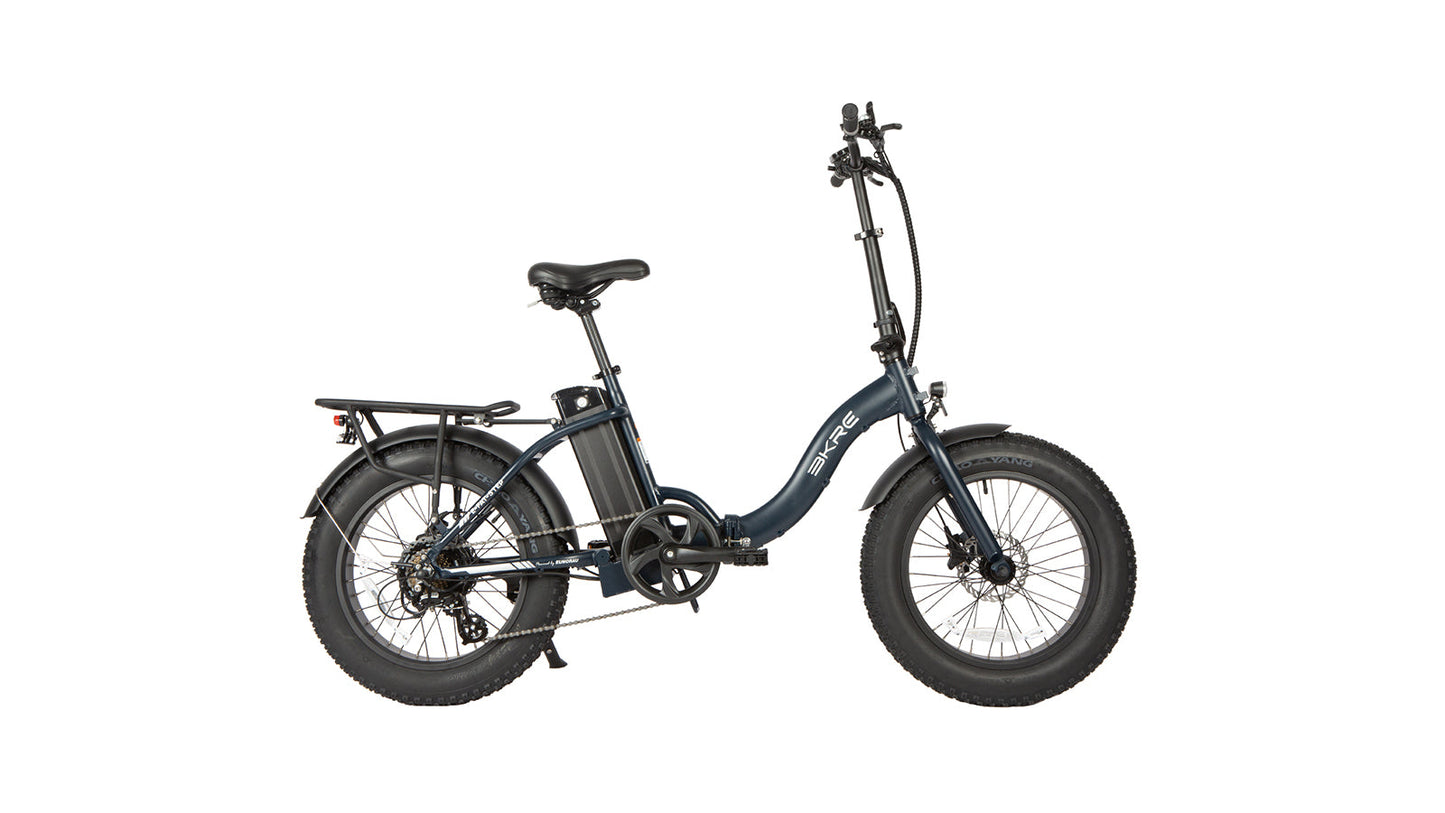 E Fat Step Fat Tire Electric Bike 20 Inch Aluminum Frame 500W Hub Motor 40 To 50 Mile Range Lithium Ion Battery