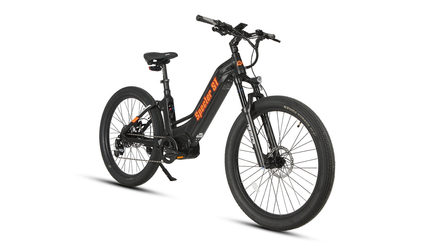 Specter ST 2.0 Step Through E Bike 1000W 48V Mid Motor With 27.5x3.0 MTB Tire 18.5 Inch Aluminum Frame