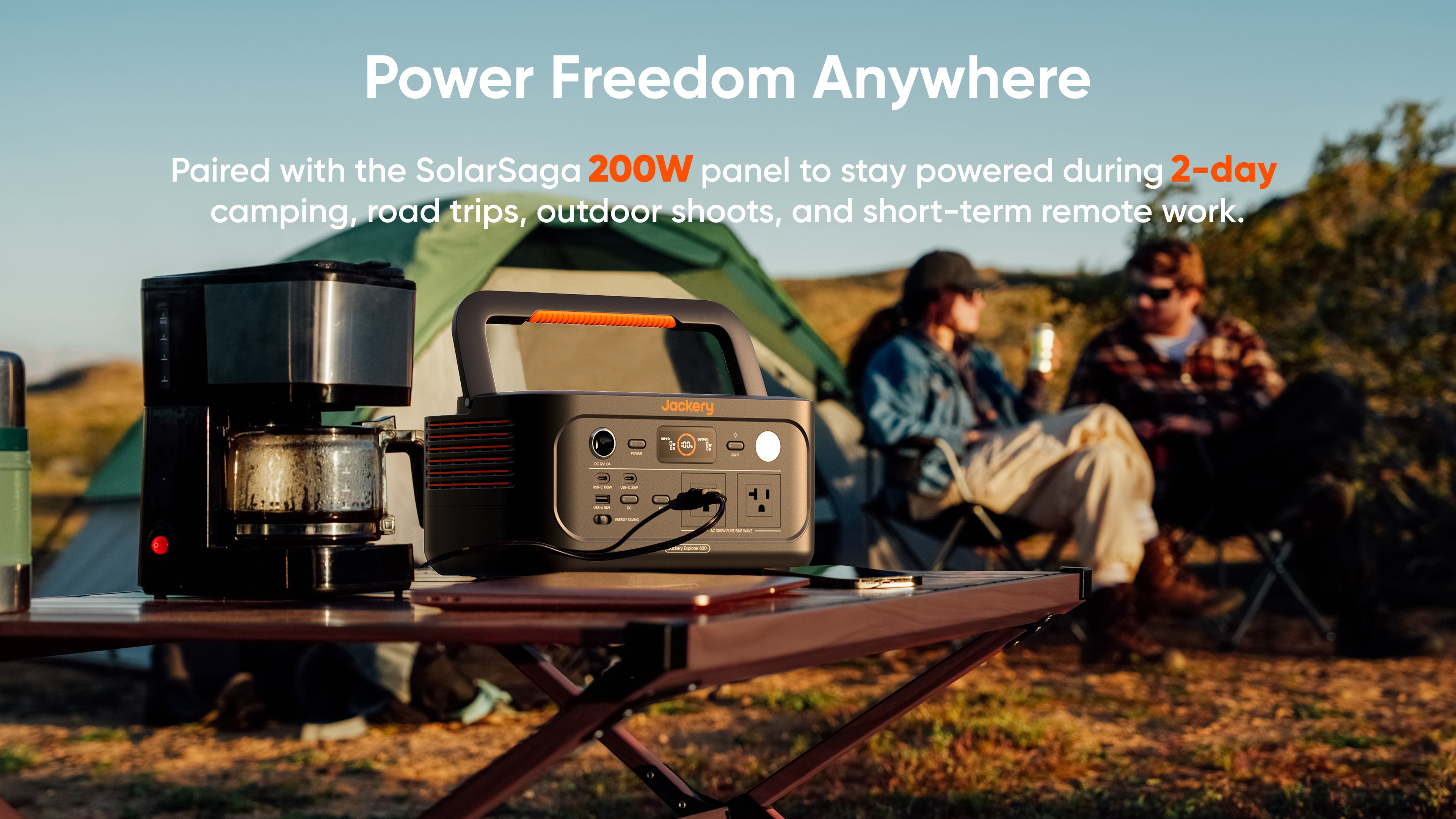 Jackery Explorer 600 v2 Portable Power Station – 640Wh | 500W (1000W Surge) | LiFePO₄