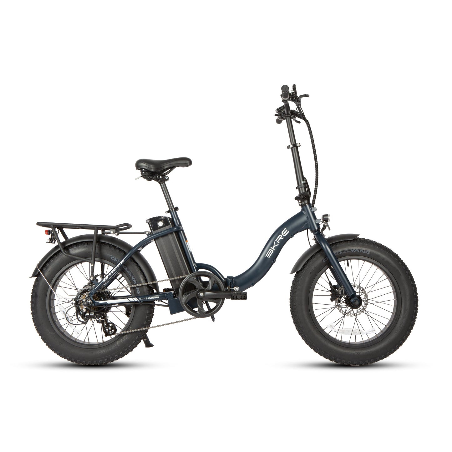 E Fat Step Fat Tire Electric Bike 20 Inch Aluminum Frame 500W Hub Motor 40 To 50 Mile Range Lithium Ion Battery