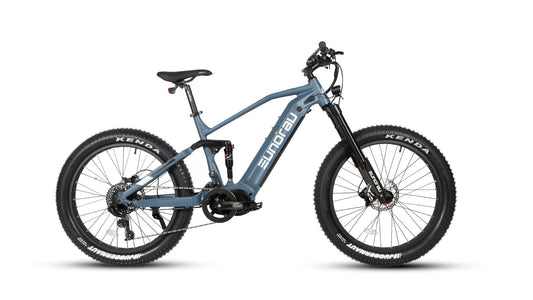 Specter S 3.0 Fat Tire Electric Bike 26 Inch 1000W Mid Motor Dual Battery 48V 17.5Ah Suspension