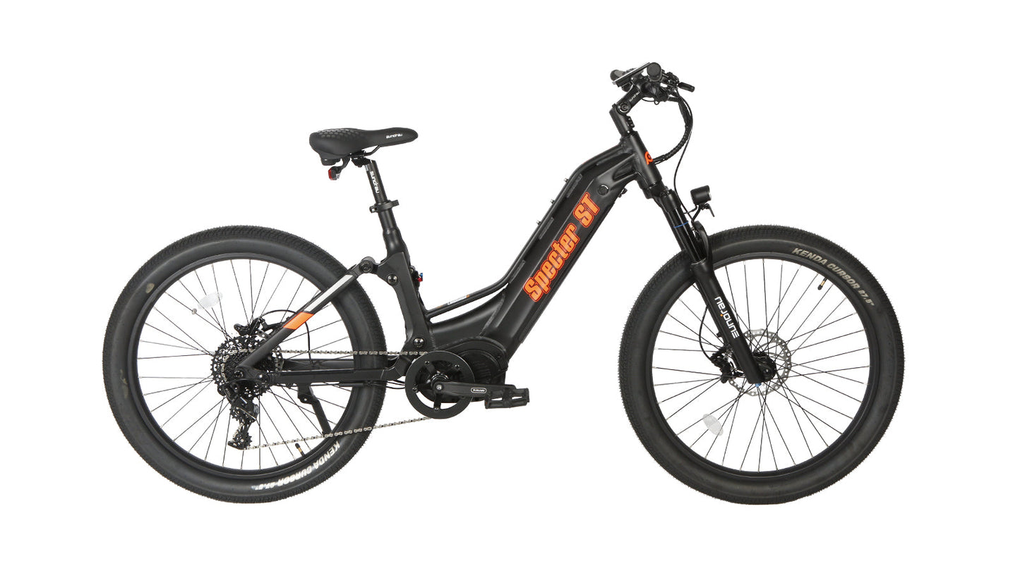 Specter ST 2.0 Step Through E Bike 1000W 48V Mid Motor With 27.5x3.0 MTB Tire 18.5 Inch Aluminum Frame