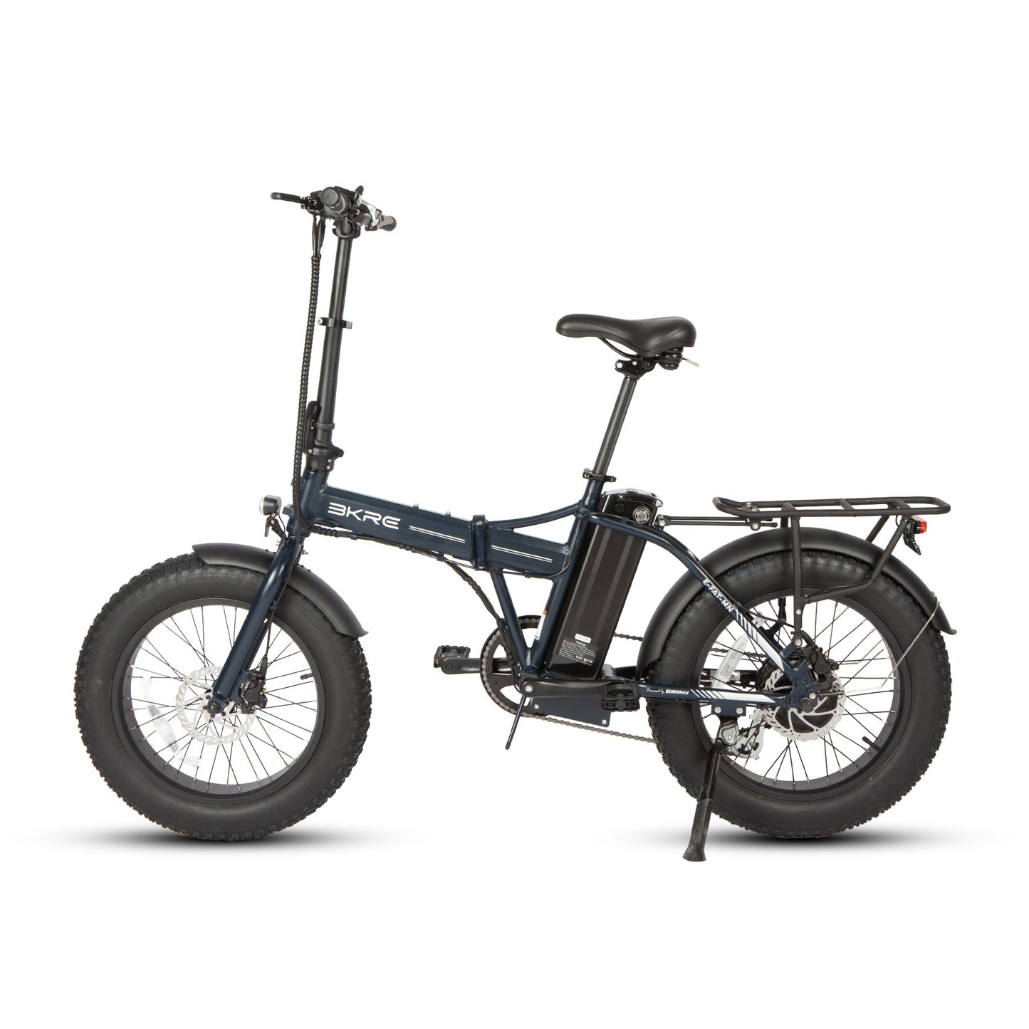 E-FAT-MN 20 Inch Fat Tire Electric Bike 48V 500W Rear Hub Motor Aluminum Frame 40-50 Mile Range 12.5Ah Battery
