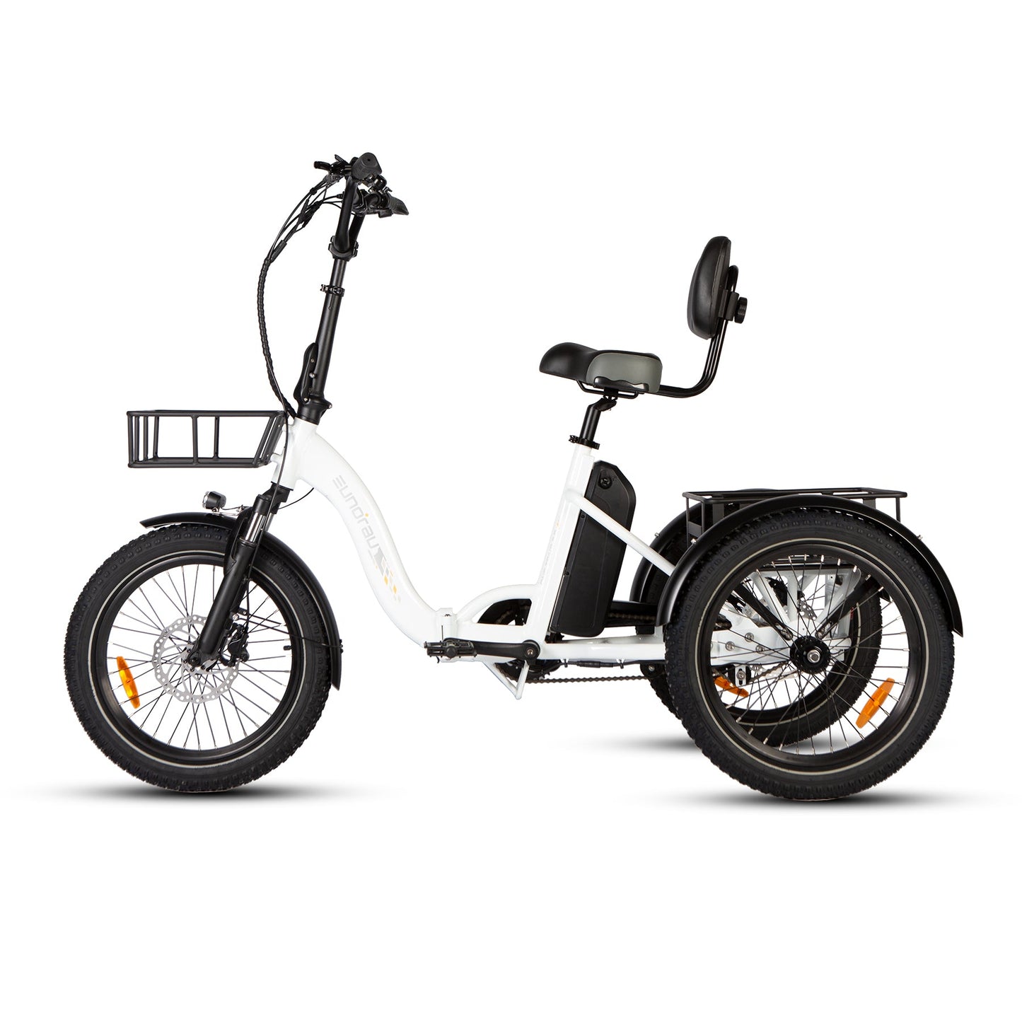 One Trike 2.0 20-Inch Rear Drive Electric Tricycle With 48V 500W Motor, 50 Mile Range, 440 Lb Payload, 20 MPH