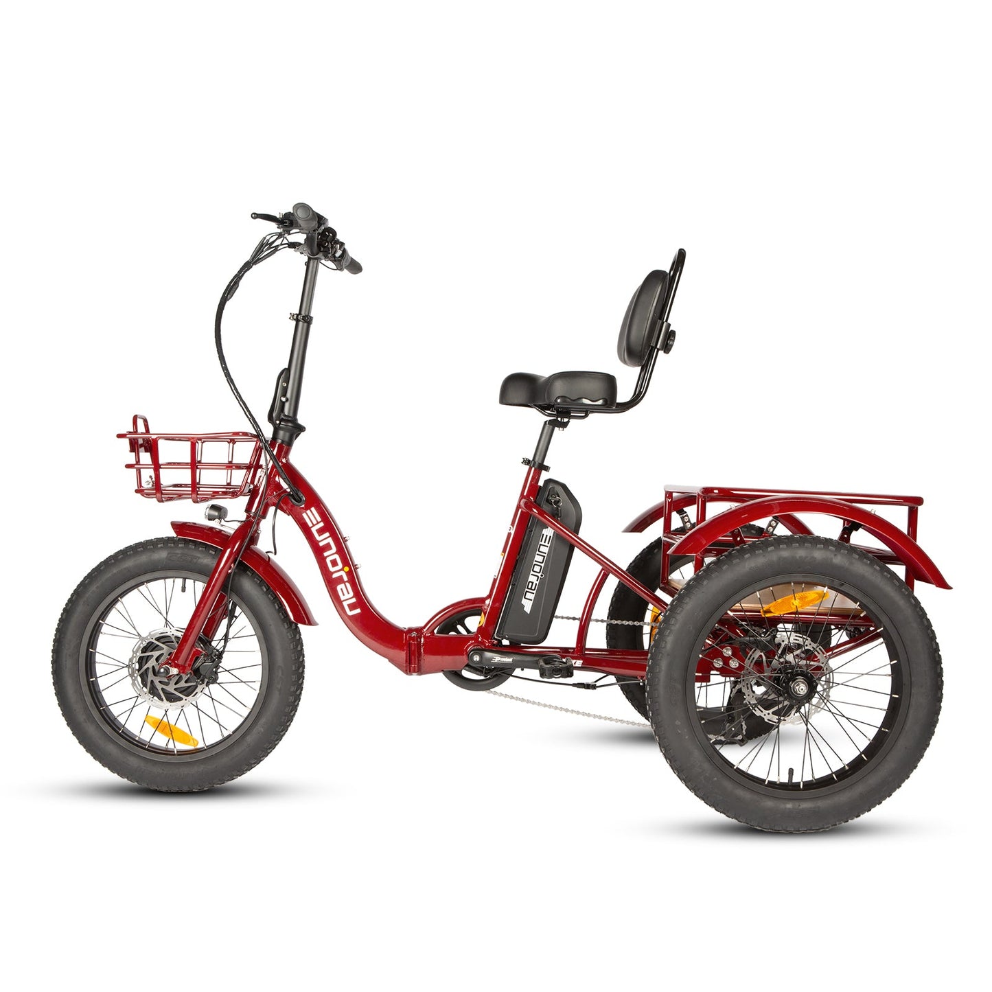 New Trike 2.0 Foldable City Electric Bike 48V 20Ah Samsung Battery 500W Front Motor 60 To 100 Miles Range 20 MPH 32 KMH