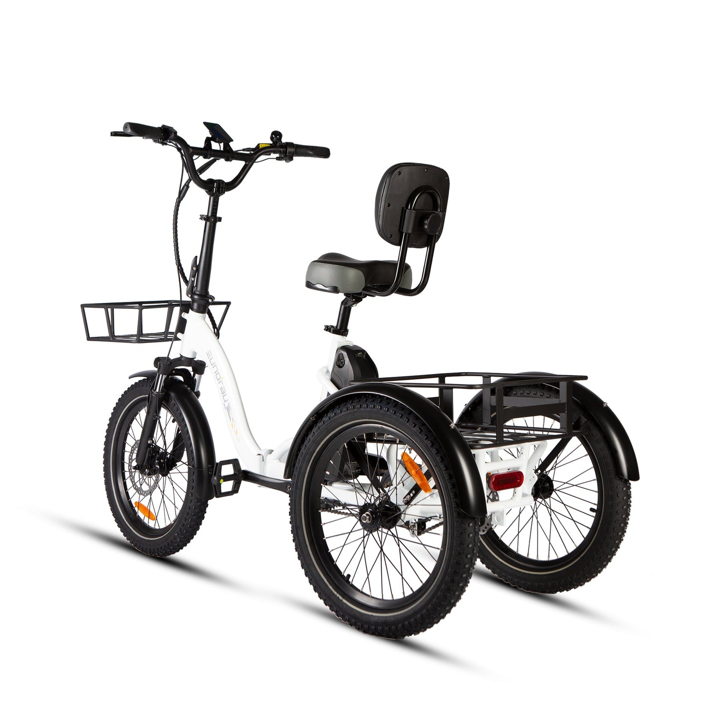 One Trike 2.0 20-Inch Rear Drive Electric Tricycle With 48V 500W Motor, 50 Mile Range, 440 Lb Payload, 20 MPH