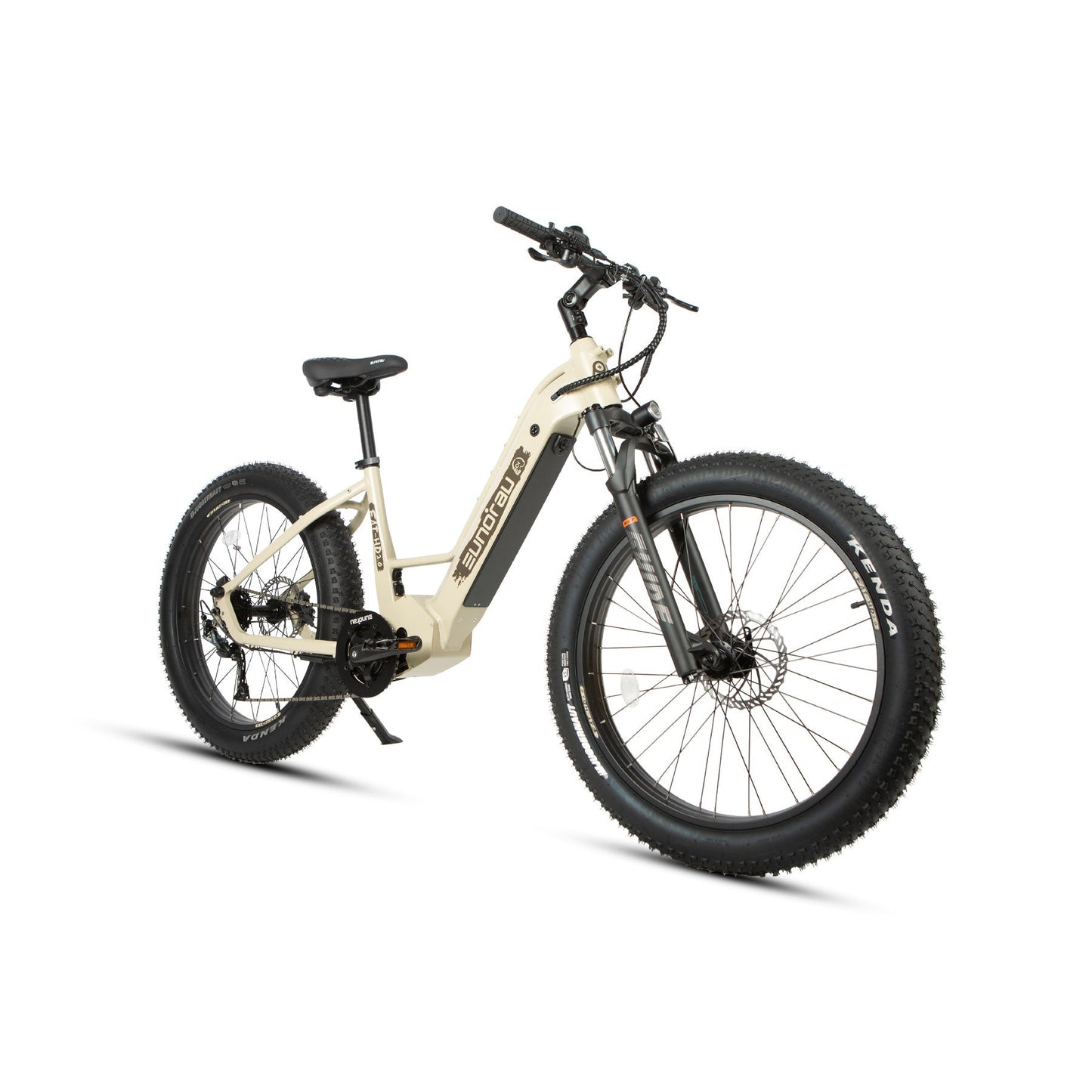 FAT HD 2 Point 0 Hunter X7 26 Inch Fat Tire Electric Bike 1000W Bafang Mid Drive 48V 15Ah Samsung Battery