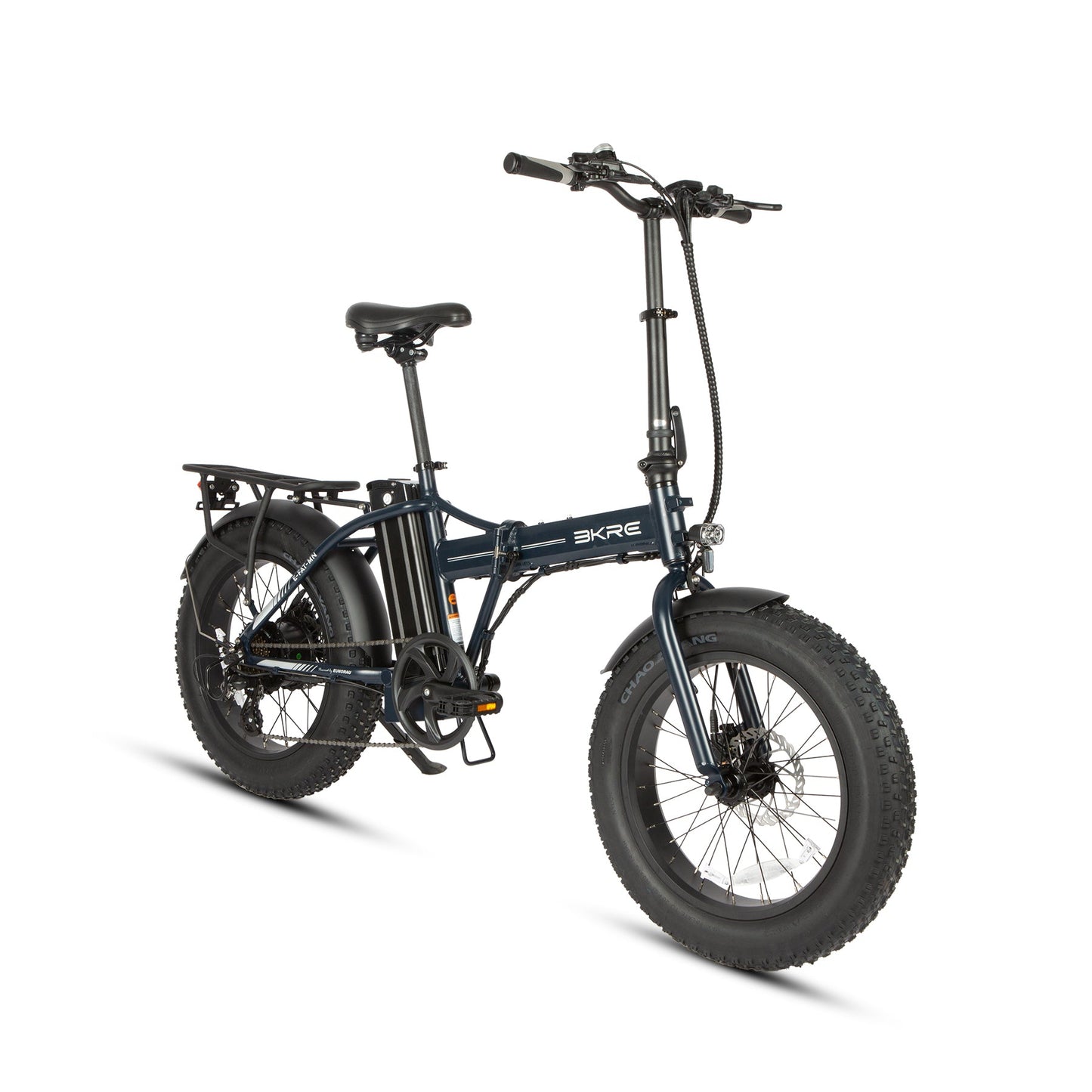E-FAT-MN 20 Inch Fat Tire Electric Bike 48V 500W Rear Hub Motor Aluminum Frame 40-50 Mile Range 12.5Ah Battery