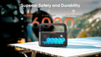 Jackery Explorer 600 v2 Portable Power Station – 640Wh | 500W (1000W Surge) | LiFePO₄