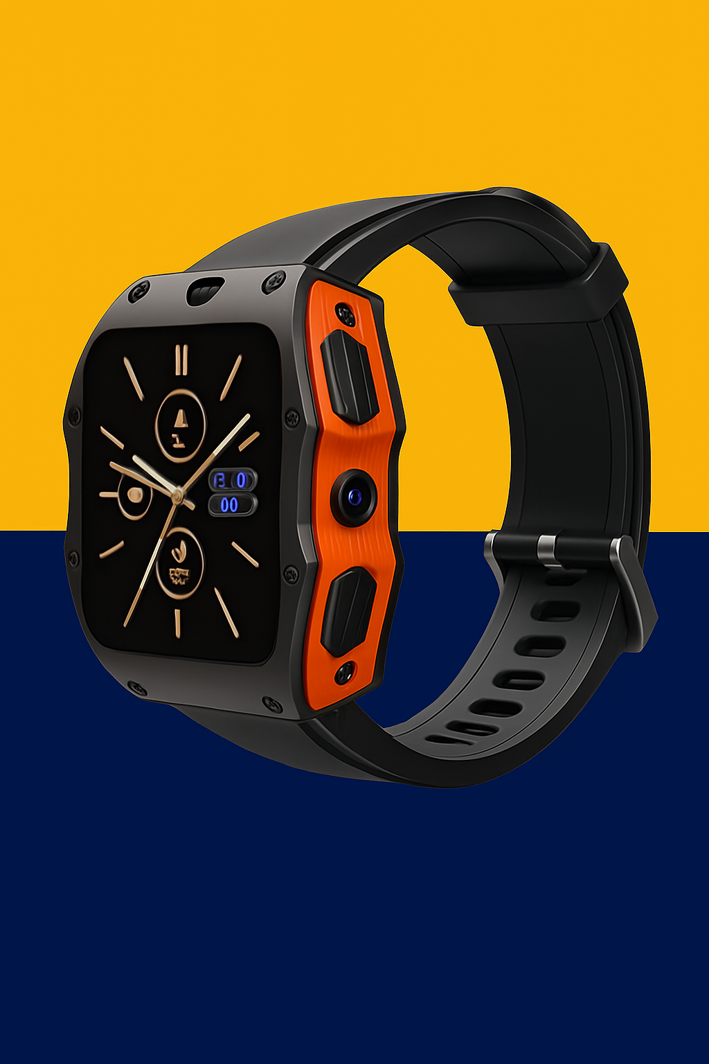 Rugged 4G LTE Smartwatch – Adventure Meets Luxury Design