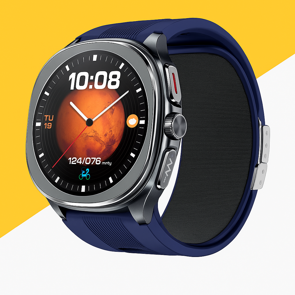 Smart Health Management Watch – ECG + Blood Pressure + NFC