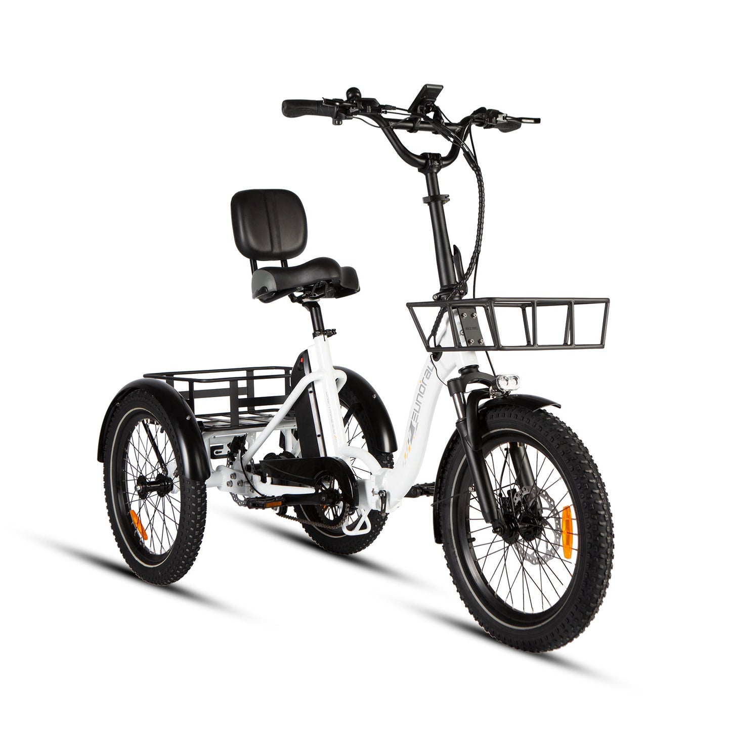 One Trike 2.0 20-Inch Rear Drive Electric Tricycle With 48V 500W Motor, 50 Mile Range, 440 Lb Payload, 20 MPH