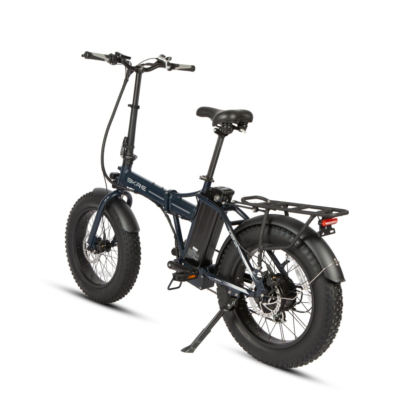 E-FAT-MN 20 Inch Fat Tire Electric Bike 48V 500W Rear Hub Motor Aluminum Frame 40-50 Mile Range 12.5Ah Battery