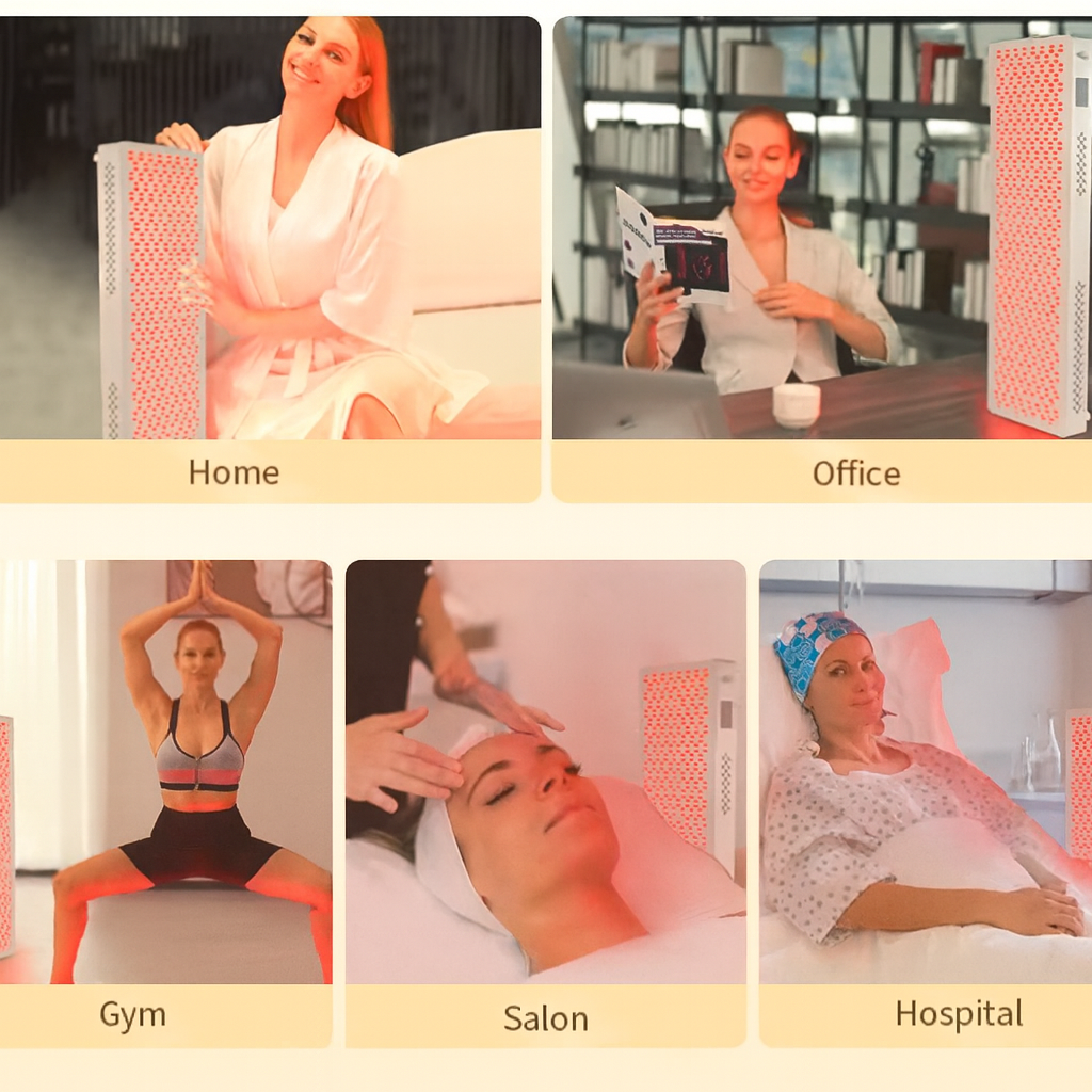 Full Body Red Light Therapy Panel – 6 Wavelength LED Device (PLUS360 / PLUS750 / PLUS1500)