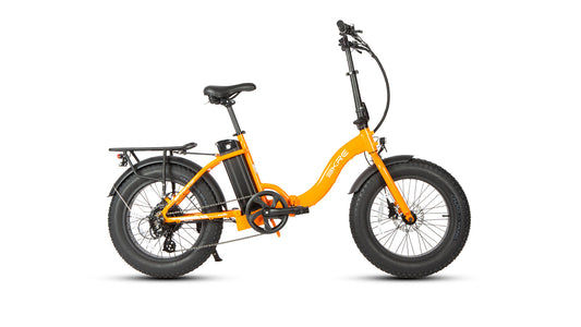 E Fat Step Fat Tire Electric Bike 20 Inch Aluminum Frame 500W Hub Motor 40 To 50 Mile Range Lithium Ion Battery