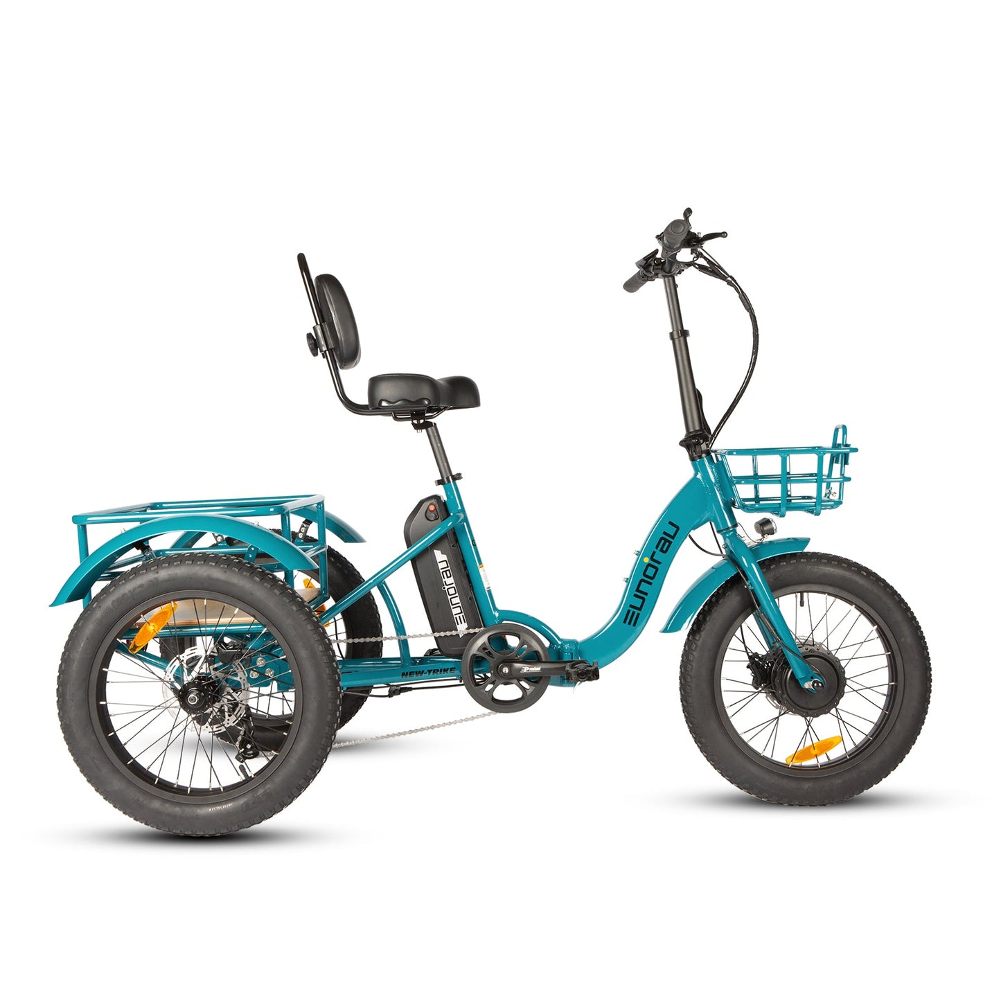 New Trike 2.0 Foldable City Electric Bike 48V 20Ah Samsung Battery 500W Front Motor 60 To 100 Miles Range 20 MPH 32 KMH