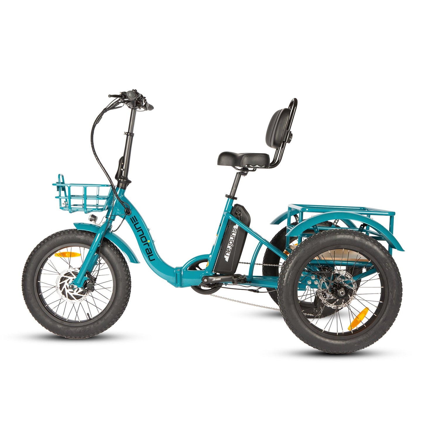 New Trike 2.0 Foldable City Electric Bike 48V 20Ah Samsung Battery 500W Front Motor 60 To 100 Miles Range 20 MPH 32 KMH
