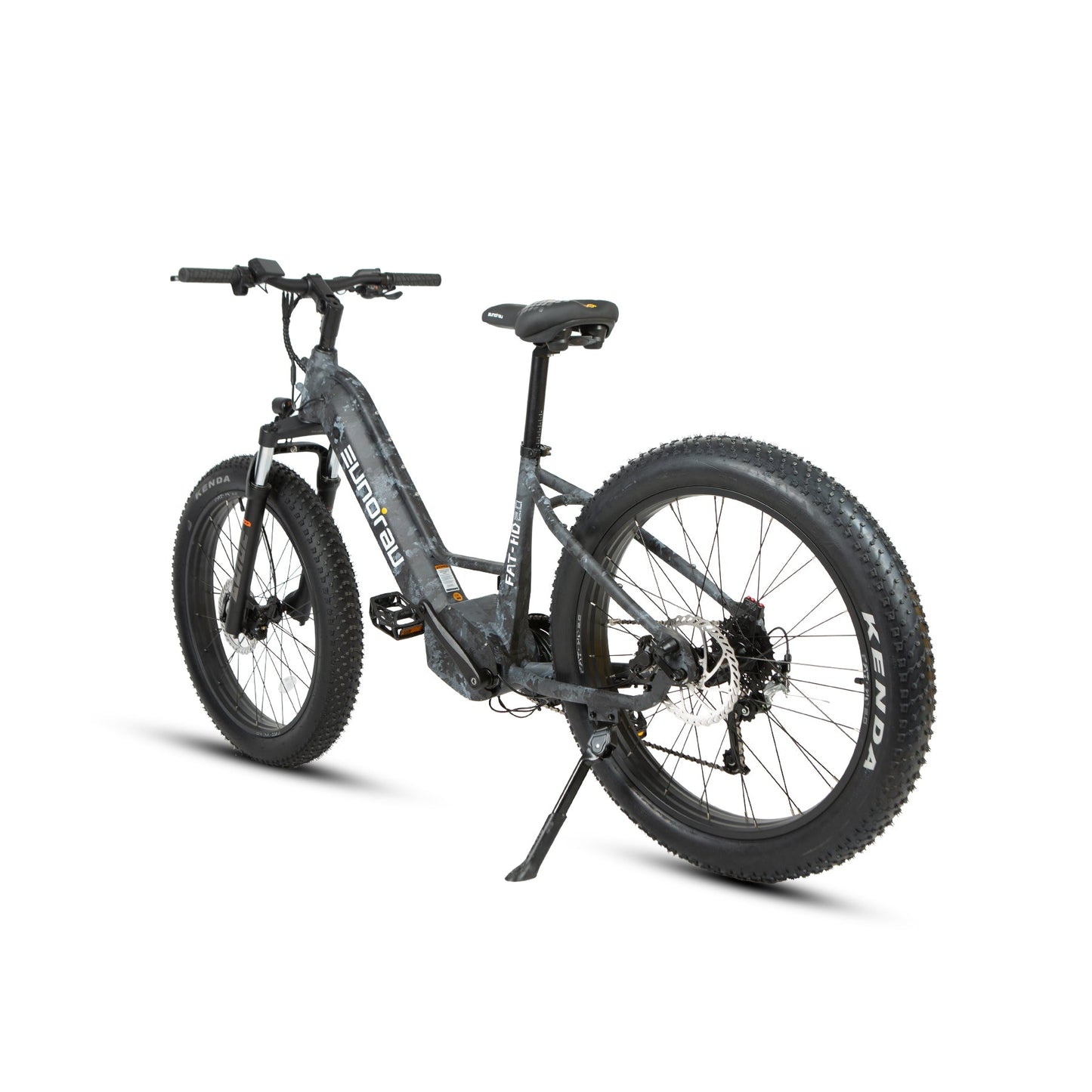 FAT HD 2 Point 0 Hunter X7 26 Inch Fat Tire Electric Bike 1000W Bafang Mid Drive 48V 15Ah Samsung Battery